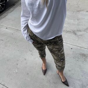 BONGO Women's Khaki and Green Trousers